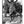 Tableau mural noir et blanc représentant une statue aux bras levés, entourée de végétation tropicale, dans une scène empreinte de force et d’émotion