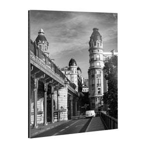 Bir-Hakeim en claroscuro - Cuadro decorativo de plexiglás